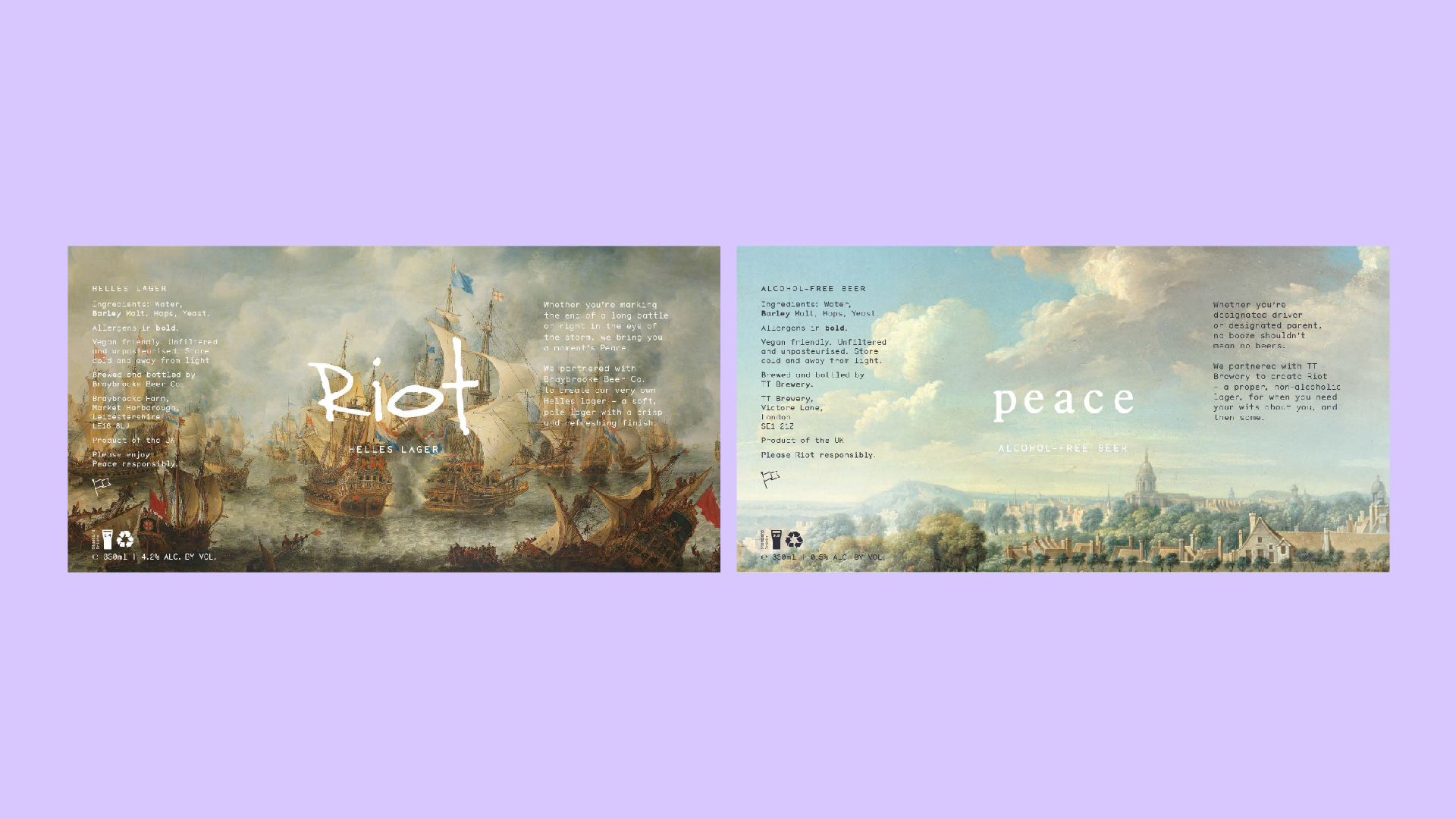 In House beer labels